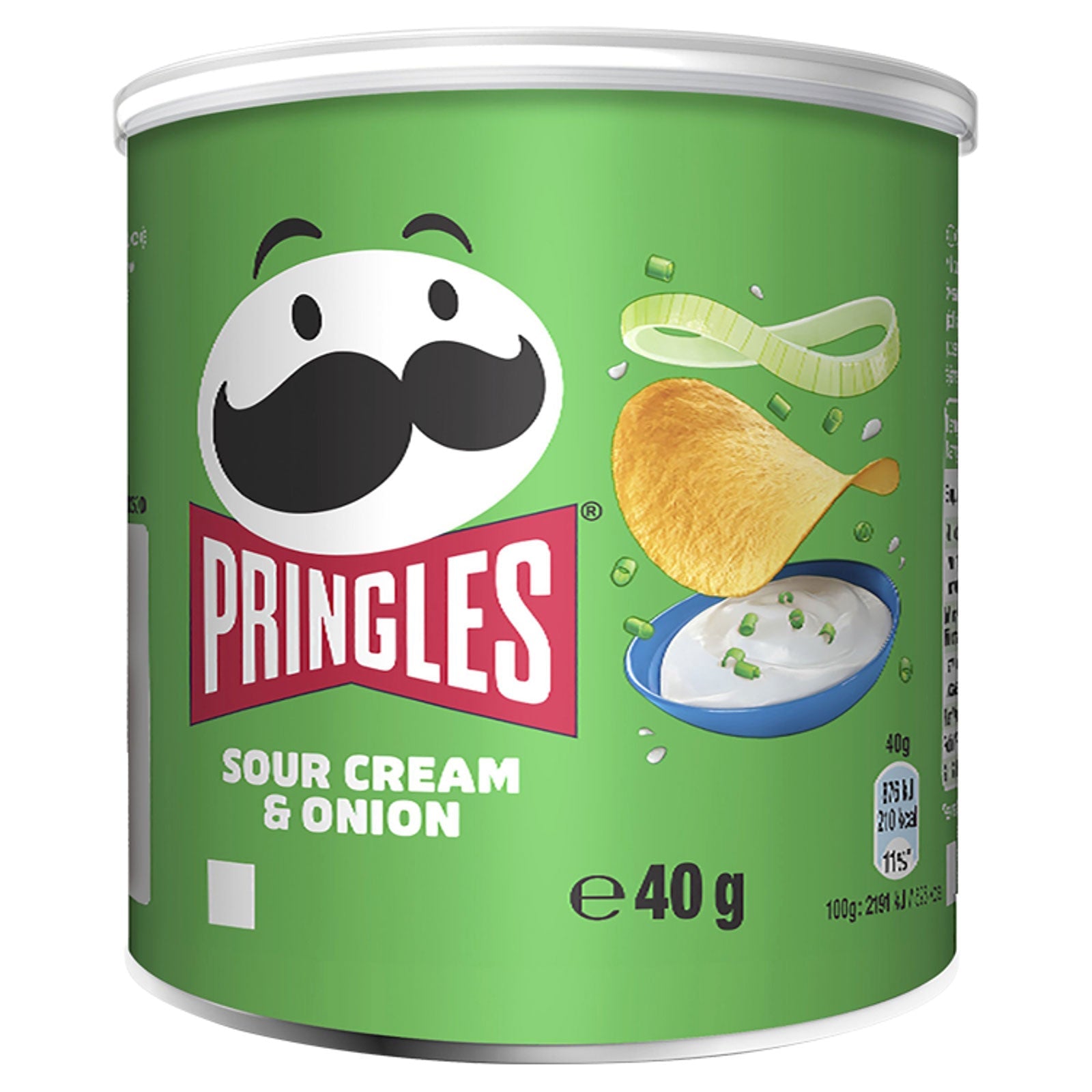 Pringles Sour & Cream Onion Snacks 40g - Product Image Pringles Sour & Cream Onion Snacks 40g - Product Image